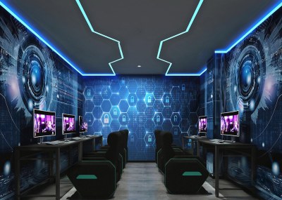 现代网吧网咖3D模型下载